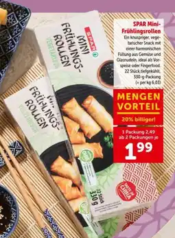 Interspar Spar mini- frühlingsrollen Angebot