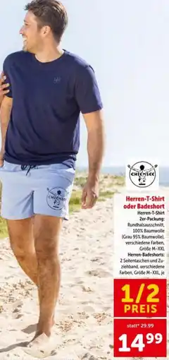 Interspar Herren-T-Shirt oder Badeshort Angebot