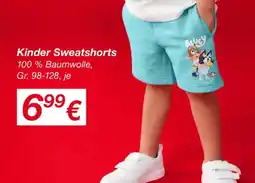 KiK Kinder Sweatshorts Angebot
