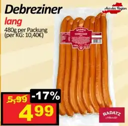 Wurstico Debreziner Angebot