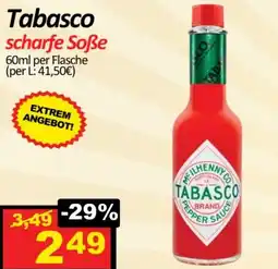 Wurstico Tabasco scharfe soße Angebot