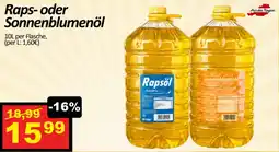 Wurstico Raps- oder sonnenblumenöl Angebot