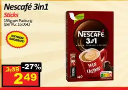 Wurstico Nescafé 3in1 sticks Angebot
