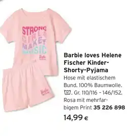 Tchibo Eduscho Barbie loves helene fischer kinder- shorty-pyjama Angebot