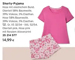 Tchibo Eduscho Shorty-Pyjama Angebot