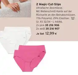 Tchibo Eduscho 2 Magic-Cut-Slips Angebot