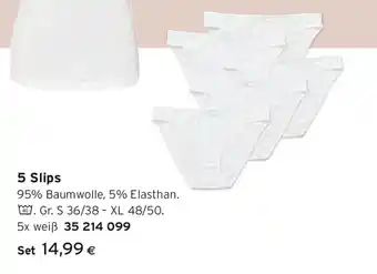 Tchibo Eduscho 5 Slips Angebot