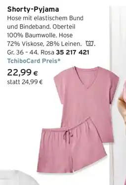 Tchibo Eduscho Shorty-Pyjama Angebot