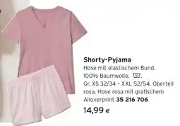 Tchibo Eduscho Shorty-Pyjama Angebot