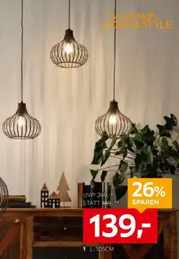 XXXLutz Hängeleuchte, rostfarben Angebot