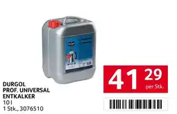 Transgourmet Durgol prof. universal entkalker Angebot