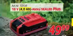 Zgonc 18 V (4,0 Ah)-Akku SEALED Plus Angebot