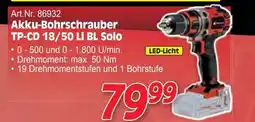 Zgonc Akku-Bohrschrauber TP-CD 18/50 Li BL Solo Angebot