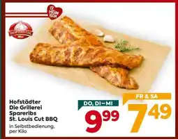 Billa Hofstädter Die Grillerei Spareribs St. Louis Cut BBQ Angebot