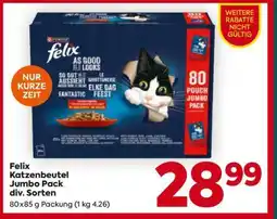 Billa Felix Katzenbeutel Jumbo Pack div. Sorten Angebot