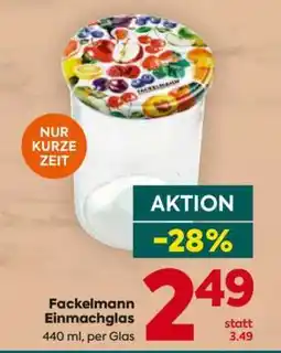 Billa Fackelmann Einmachglas Angebot