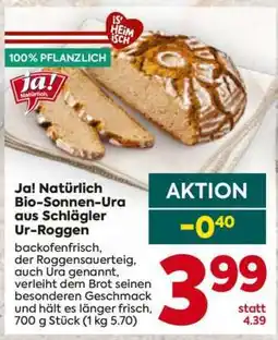 Billa Ja! Natürlich Bio-Sonnen-Ura aus Schlägler Ur-Roggen Angebot