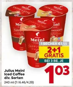 Billa Julius Meinl Iced Coffee div. Sorten Angebot