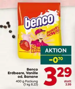 Billa Benco Erdbeere, Vanille od. Banane Angebot