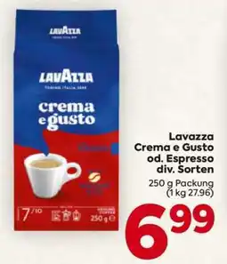 Billa Lavazza Crema e Gusto od. Espresso div. Sorten Angebot