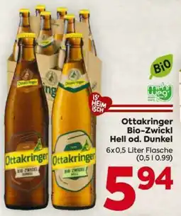 Billa Ottakringer Bio-Zwickl Hell od. Dunkel Angebot