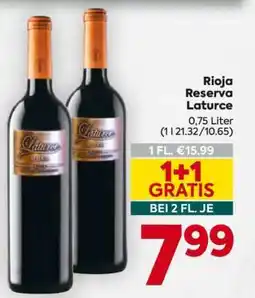 Billa Rioja Reserva Laturce Angebot