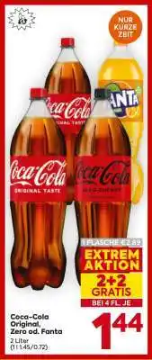 Billa COCA-COLA ORIGINAL*, ZERO* od. FANTA Angebot