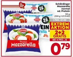 Billa Schärdinger Mozzarella normal od. Protein Angebot