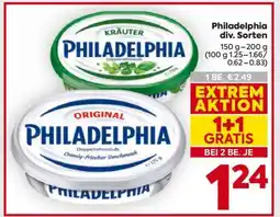 Billa Philadelphia div. Sorten Angebot