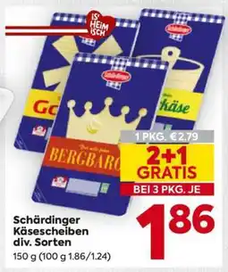 Billa Schärdinger Käsescheiben div. Sorten Angebot