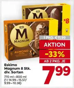 Billa Eskimo Magnum 8 Stk. div. Sorten Angebot