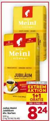 Billa Julius Meinl Jubiläum div. Sorten Angebot