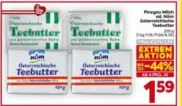 Billa Pinzgau Milch od. Nöm österreichische Teebutter Angebot