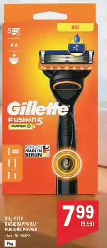 Metro Gillette rasierapparat fusion5 power Angebot