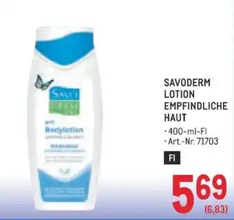 Savoderm lotion empfindliche haut