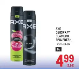 Metro Axe deospray black od epic fresh Angebot