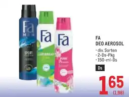 Metro Fa deo aerosol Angebot