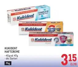 Metro Kukident haftcreme Angebot