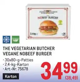 Metro The vegetarian butcher vegane nobeef burger Angebot