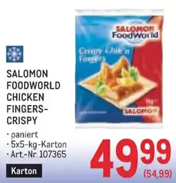 Metro Salomon foodworld chicken fingers crispy Angebot