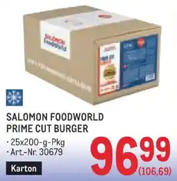 Metro Salomon foodworld prime cut burger Angebot
