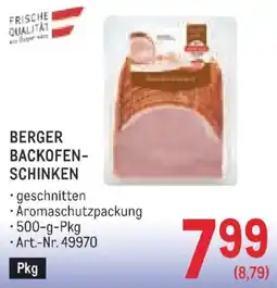 Metro Berger backofen schinken Angebot