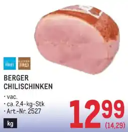 Metro Berger chilischinken Angebot