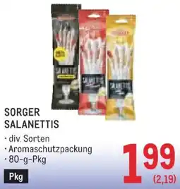 Metro Sorger salanettis Angebot