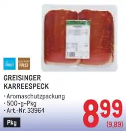 Metro Greisinger karreespeck Angebot