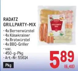 Metro Radatz grillparty mix Angebot