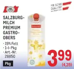 Metro Salzburg milch premium gastro frische Angebot