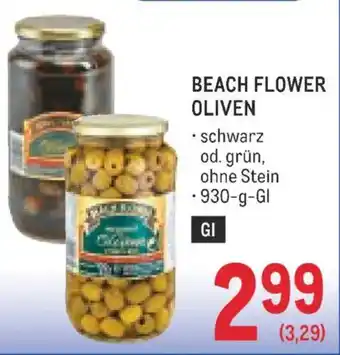 Metro Beach flower oliven Angebot