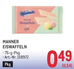 Metro Manner eiswaffeln Angebot