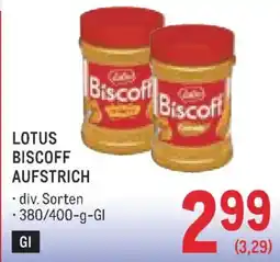 Metro Lotus biscoff aufstrich Angebot